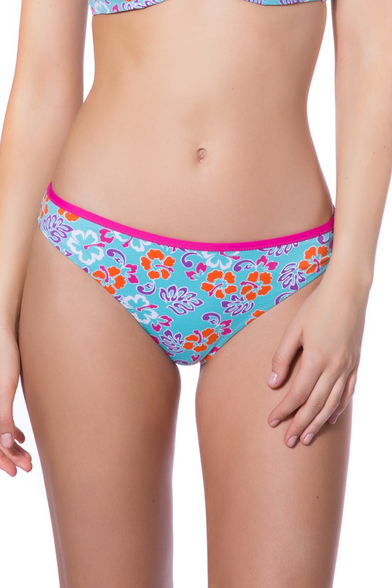 Низ купальника PLAGE EXOTIQUE ANTIBES 8SG Низ купальника слип голубой PLAGE EXOTIQUE SUMMER GARDEN