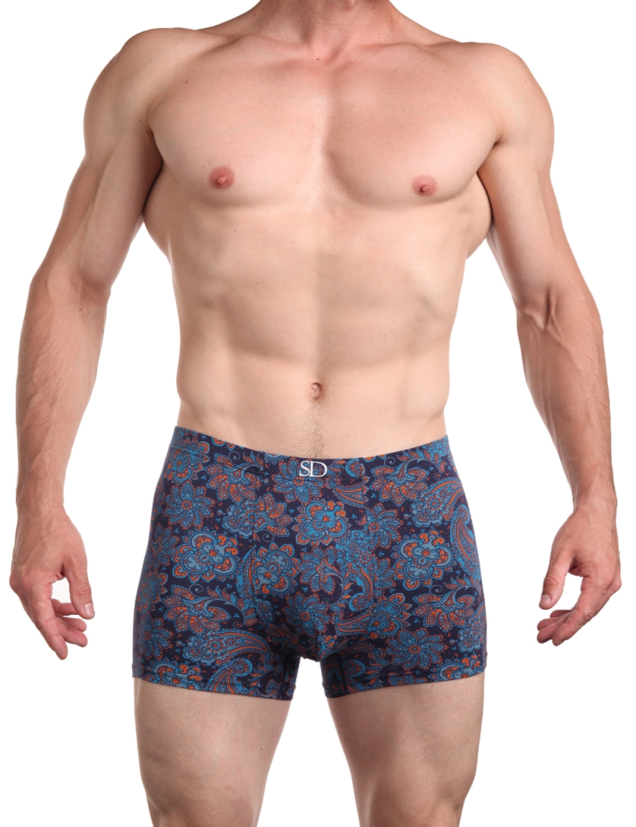 Трусы мужские SERGIO DALLINI 2942-2 Трусы мужские боксеры бесшовные голубые SERGIO DALLINI SERGIO DALLINI