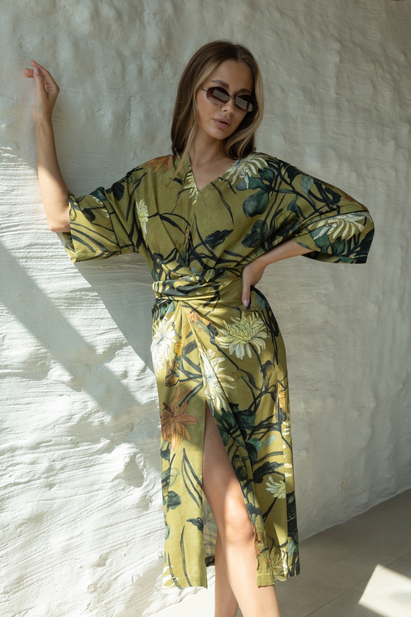 Платье домашнее ROSE&PETAL HOMEWEAR 2312 V Платье домашнее цветное ROSE&PETAL HOMEWEAR VINTAGE