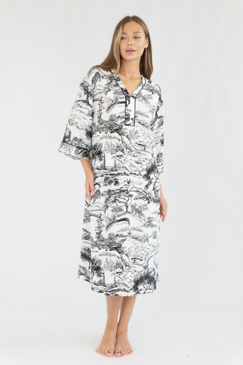 Платье домашнее BIP-BIP BEACHWEAR BIOT SV Платье домашнее белое BIP-BIP BEACHWEAR SV (SAVANE)