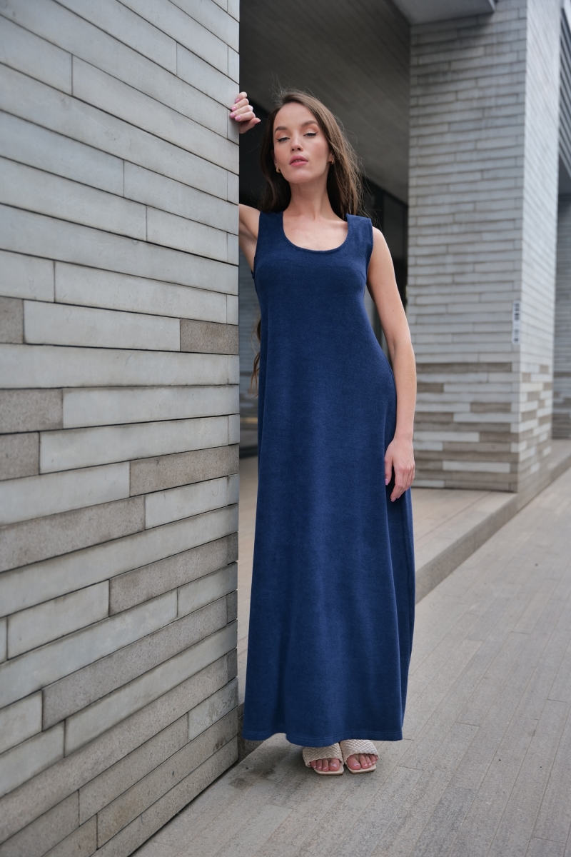 Платье пляжное BIP-BIP BEACHWEAR 5016 Платье пляжное синее BIP-BIP BEACHWEAR OUT OF OFFICE